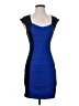 Express Color Block Blue Cocktail Dress Size 4 - photo 1
