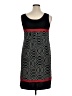 INTERMISSION Graphic Black Casual Dress Size 14 - photo 2