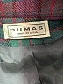 Dumas Plaid Burgundy Blazer Size 0X (estimated) - photo 6
