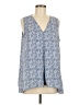 Fever 100% Polyester Blue Sleeveless Blouse Size M - photo 1