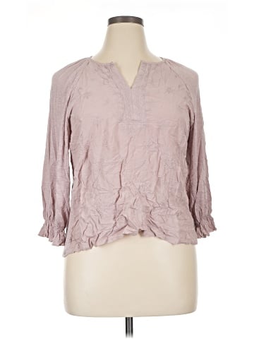 Democracy 3/4 Sleeve Blouse (view 1)