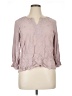 Democracy Pink 3/4 Sleeve Blouse Size XL - photo 1