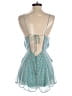 Lucca Couture 100% Rayon Floral Teal Romper Size S - photo 2