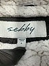 Sebby 100% Polyester Argyle Black Jacket Size L - photo 6