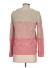 Croft & Barrow 100% Cotton Color Block Pink Pullover Sweater Size XS - photo 2