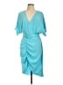 Trina Turk 100% Polyester Blue Cocktail Dress Size 10 - photo 1