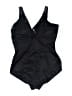 Miraclesuit Graphic Black One Piece Swimsuit Size L - photo 2