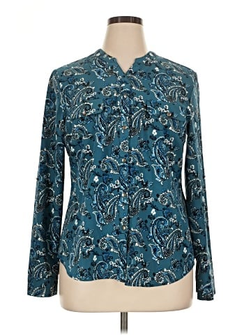 Laura Scott Long Sleeve Blouse (view 1)