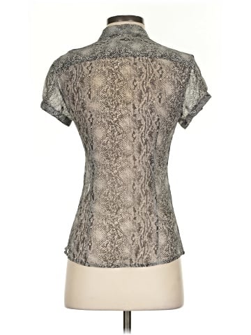 Express Design Studio Short Sleeve Silk Top (view 2)