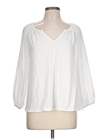 Lands' End 3/4 Sleeve Blouse (view 1)