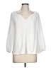 Lands' End White 3/4 Sleeve Blouse Size L (petite) - photo 1