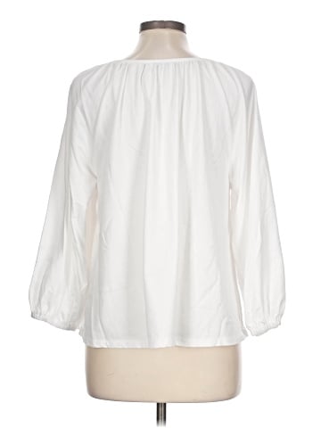 Lands' End 3/4 Sleeve Blouse (view 2)