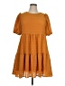 Rewind Orange Casual Dress Size XL - photo 1