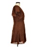 Blue Rain 100% Polyester Animal Print Brown Cocktail Dress Size M - photo 4