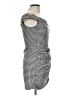 Zara Basic Houndstooth Gray Cocktail Dress Size L - photo 4