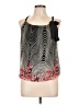 Wrapper 100% Polyester Black Sleeveless Blouse Size L - photo 1