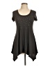 Soprano Gray Short Sleeve Top Size L - photo 1