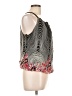 Wrapper 100% Polyester Black Sleeveless Blouse Size L - photo 4