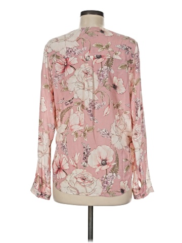 Pale Sky Long Sleeve Blouse (view 2)