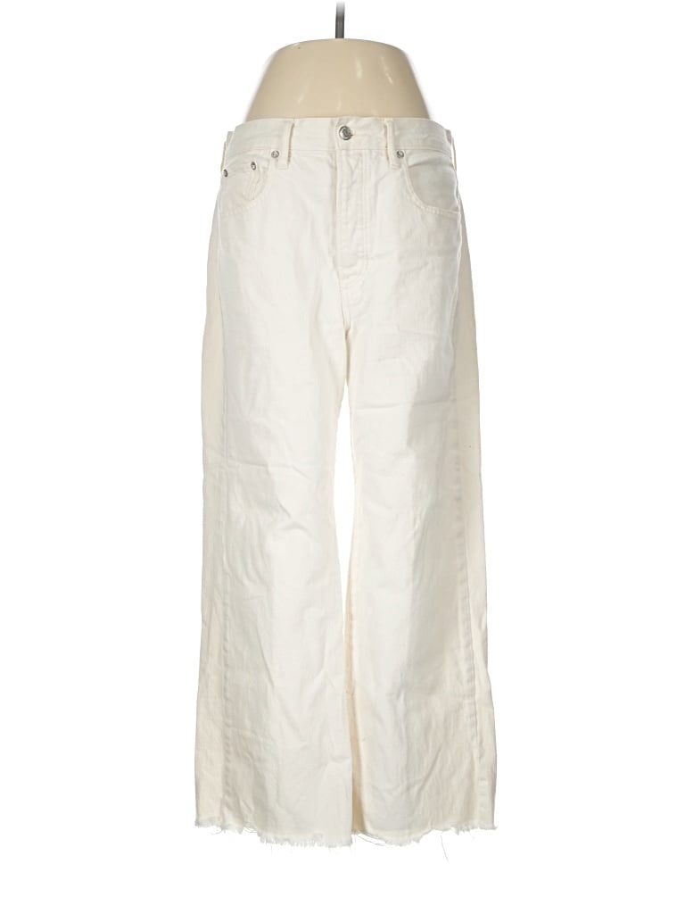 Pre-owned American Eagle Outfitters Casual Pants In Ivory