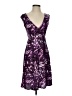 Mudd Print Purple Cocktail Dress Size S - photo 1