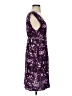 Mudd Print Purple Cocktail Dress Size S - photo 4