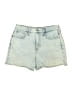 J.Crew Blue Denim Shorts Size 16 - photo 1