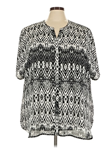 Faded Glory Short Sleeve Blouse (view 1)