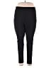 Pop Fit Solid Black Active Pants Size 3XL - photo 1