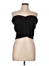Moda International Black Sleeveless Top Size L - photo 1