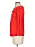 J.Crew 100% Linen Red 3/4 Sleeve Blouse Size 00 (petite) - photo 5