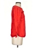 J.Crew 100% Linen Red 3/4 Sleeve Blouse Size 00 (petite) - photo 4