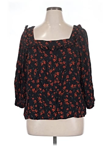 Garnet Hill 3/4 Sleeve Blouse (view 1)