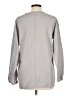 Lands' End 100% Polyester Gray Long Sleeve Blouse Size 12 - photo 2