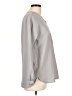 Lands' End 100% Polyester Gray Long Sleeve Blouse Size 12 - photo 4