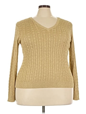 Lauren by Ralph Lauren Silk Pullover Sweater (view 1)