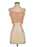 Cotton Candy LA 100% Polyester Tan Sleeveless Blouse Size S - photo 1