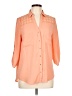 Papaya 100% Polyester Orange 3/4 Sleeve Blouse Size L - photo 1