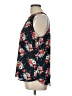 Lila Rose 100% Polyester Blue Sleeveless Blouse Size L - photo 5