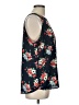 Lila Rose 100% Polyester Blue Sleeveless Blouse Size L - photo 4