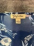 Lily White 100% Polyester Blue 3/4 Sleeve Blouse Size L - photo 7