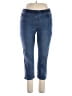 Lands' End Solid Blue Jeans Size XXL - photo 1