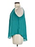 Lush 100% Polyester Teal Sleeveless Blouse Size M - photo 5