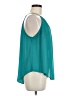 Lush 100% Polyester Teal Sleeveless Blouse Size M - photo 4