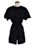 Gap 100% Cotton Solid Black Romper Size S (tall) - photo 1