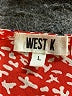 Weston 100% Polyester Red Short Sleeve Blouse Size L - photo 7