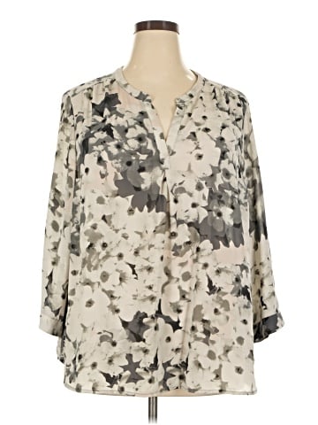 Dalia Collection 3/4 Sleeve Blouse (view 1)