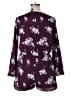 rue21 100% Polyester Floral Purple Romper Size XL - photo 2