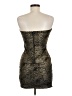 Forever 21 100% Polyester Animal Print Gold Cocktail Dress Size M - photo 2