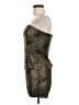 Forever 21 100% Polyester Animal Print Gold Cocktail Dress Size M - photo 5